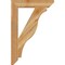 Ekena Millwork Funston Slat Rough Sawn Bracket, Western Red Cedar, 4"W x 24"D x 36"H BKT04X24X36FST06RWR - alternate 3
